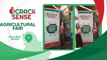 Main visual representing blog about CrackSense’s project presence at the International Agricultural Fair in Novi Sad, Serbia.