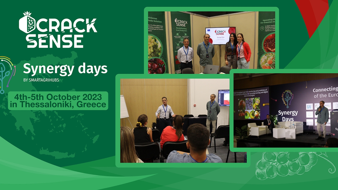 CrackSense Highlights of the Synergy Days Introducing the New Era of Fruit Production