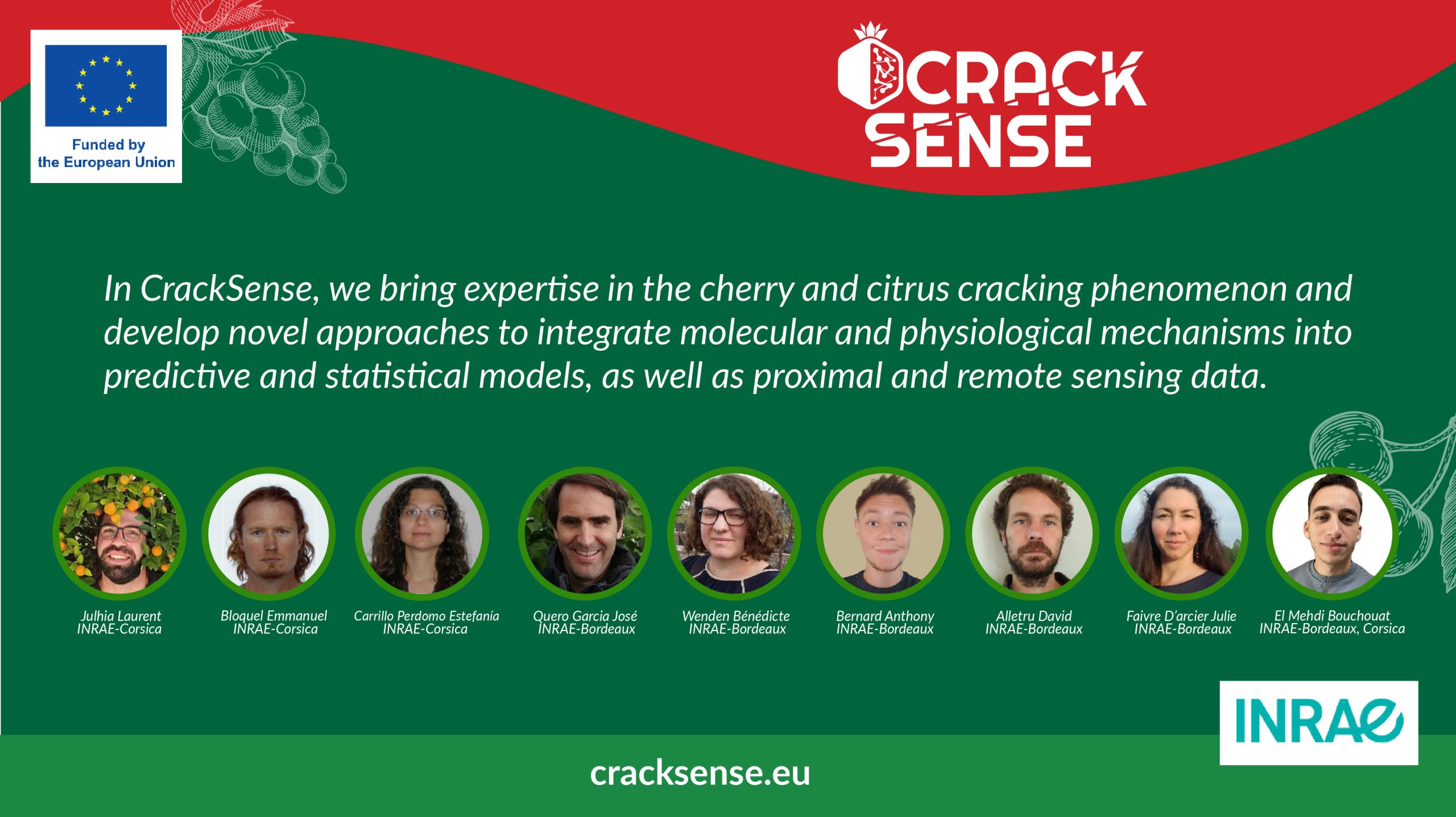 Meet our partner- INRAE - CrackSense 5th Newsletter
