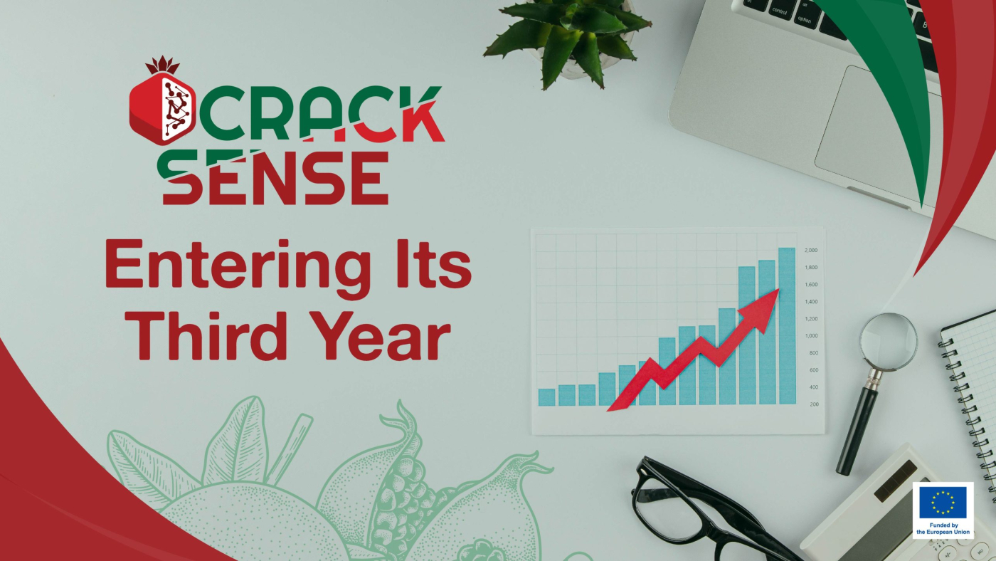 Main visual representing updates on the CrackSense project.
