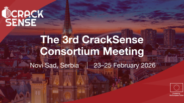 Main visual for a blog on the CrackSense Consortium Meeting