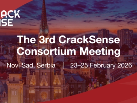 Main visual for a blog on the CrackSense Consortium Meeting