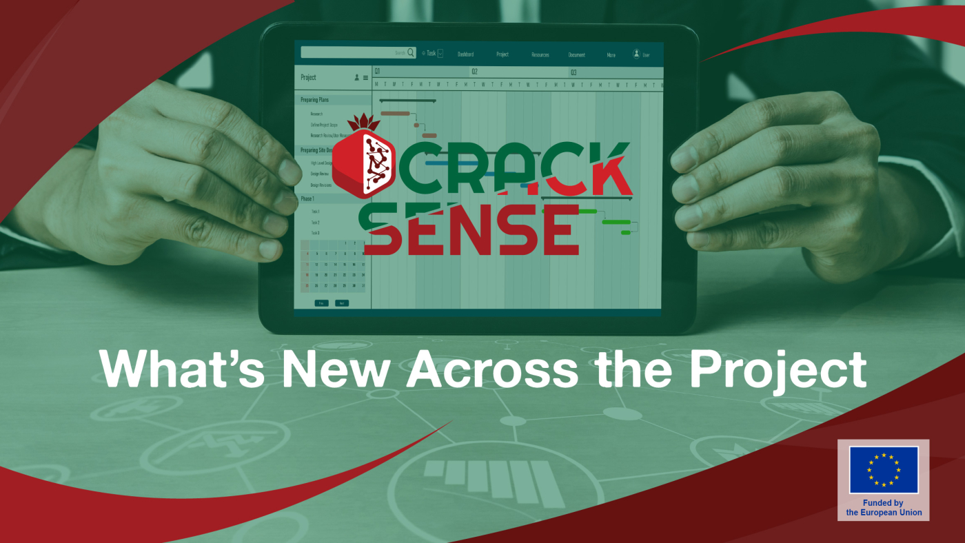 Main visual for a blog on CrackSense project's news.